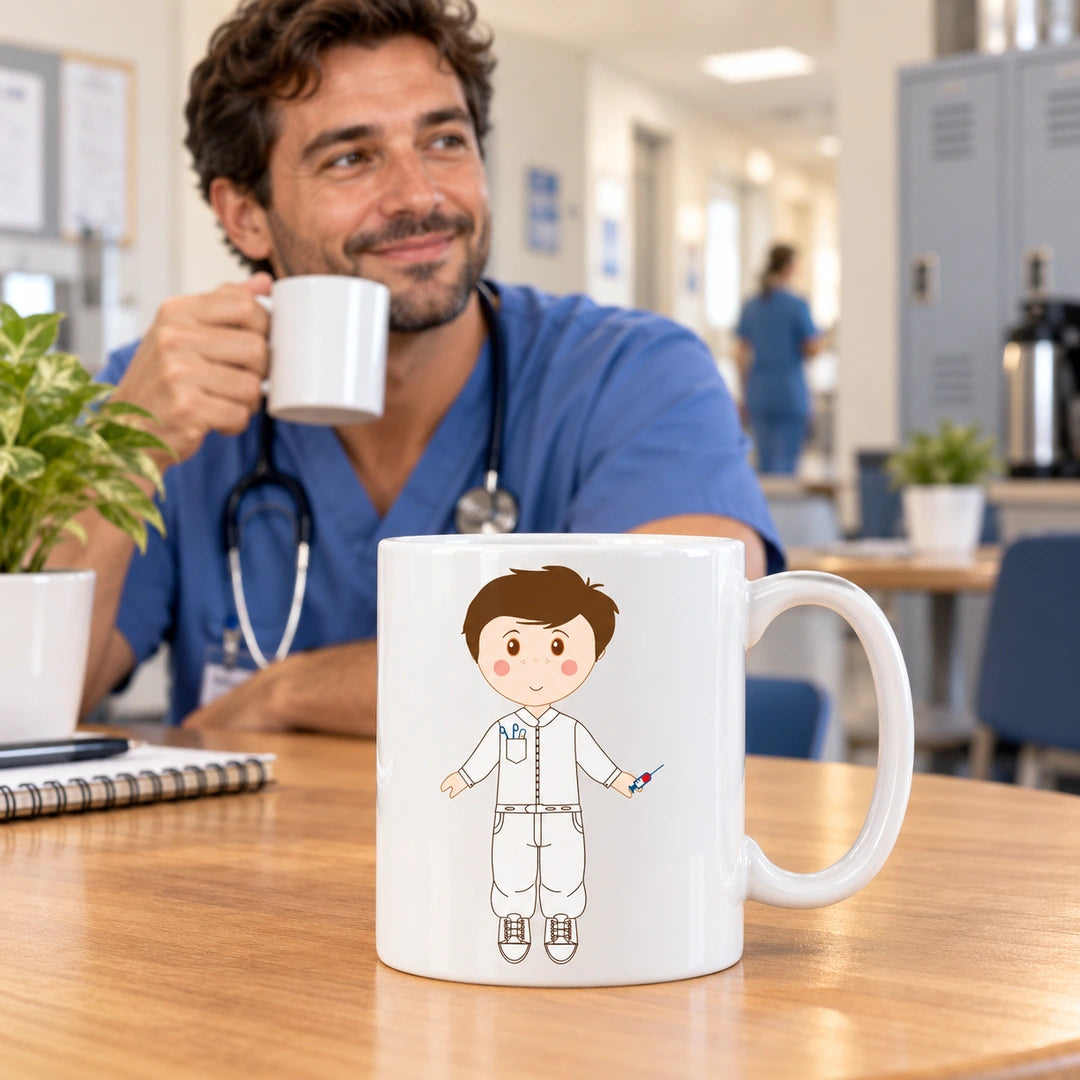 Caneca de Cerâmica Enfermeiro — lifestyle | Cucawik