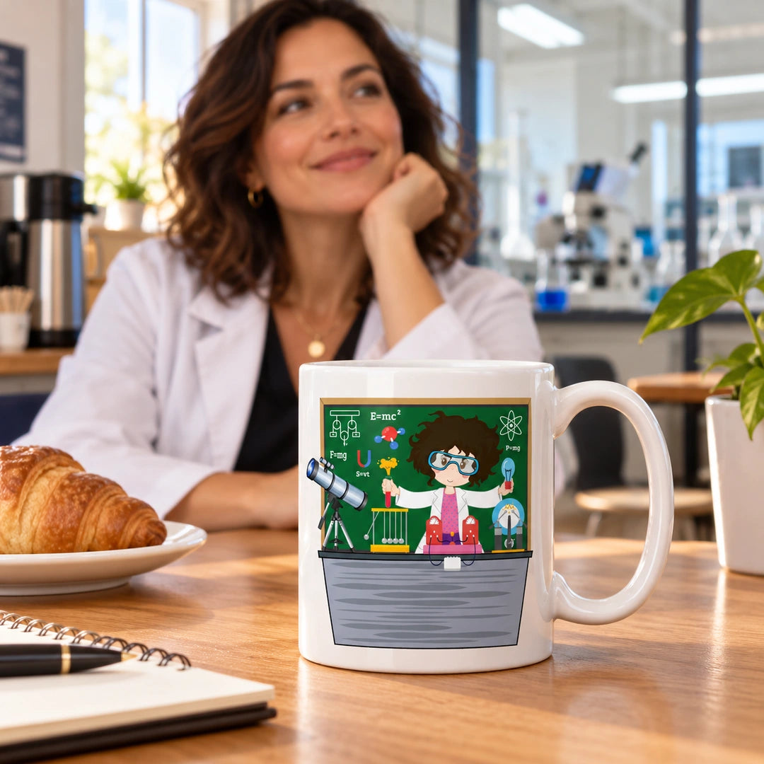 Caneca de Cerâmica Engenheira Física — lifestyle | Cucawik