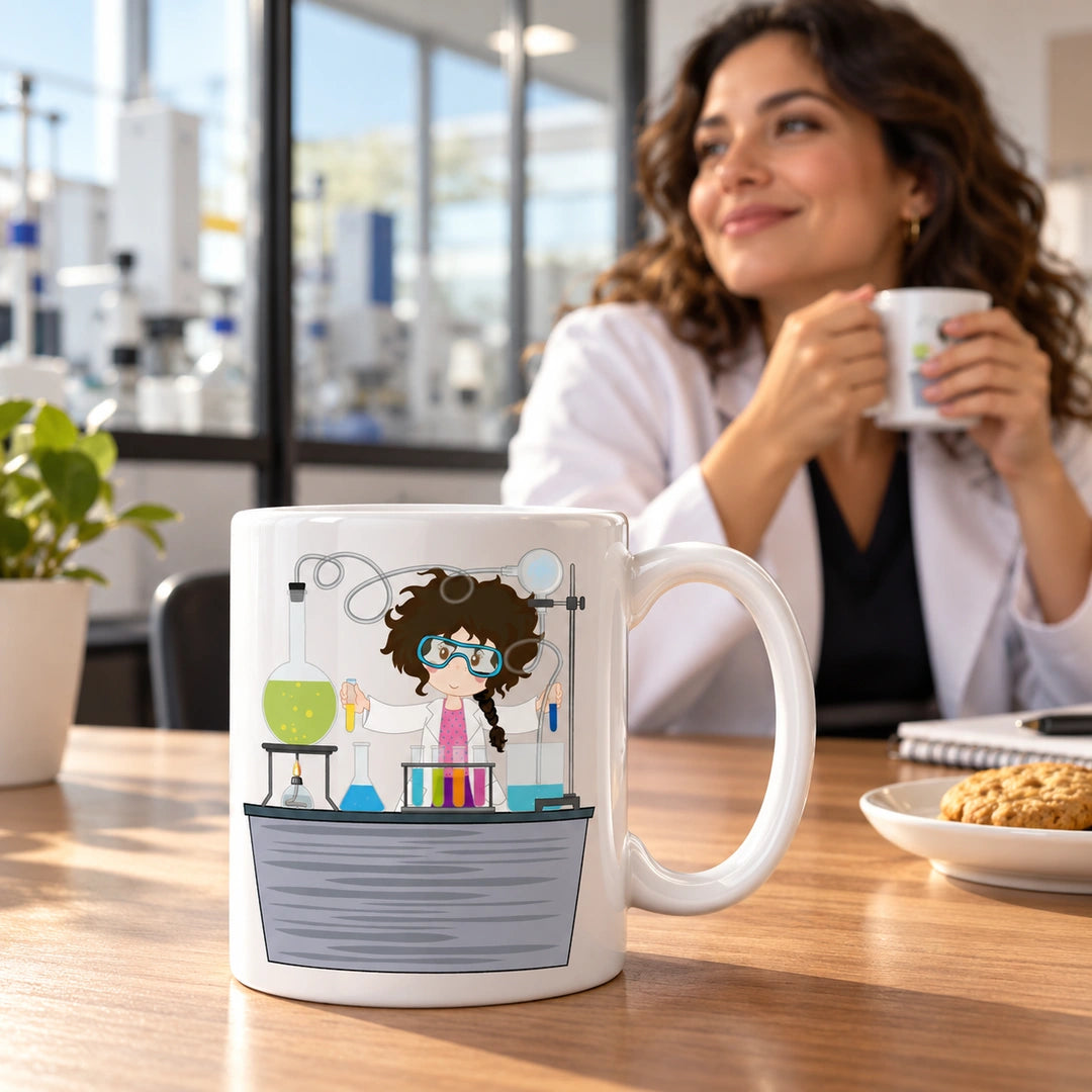 Caneca de Cerâmica Engenheira Química — lifestyle | Cucawik