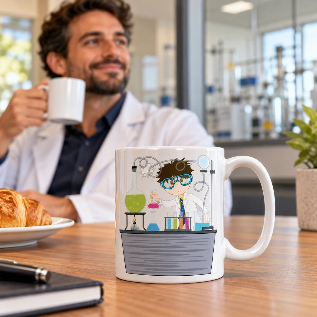 Caneca de Cerâmica Engenheiro Químico — lifestyle | Cucawik