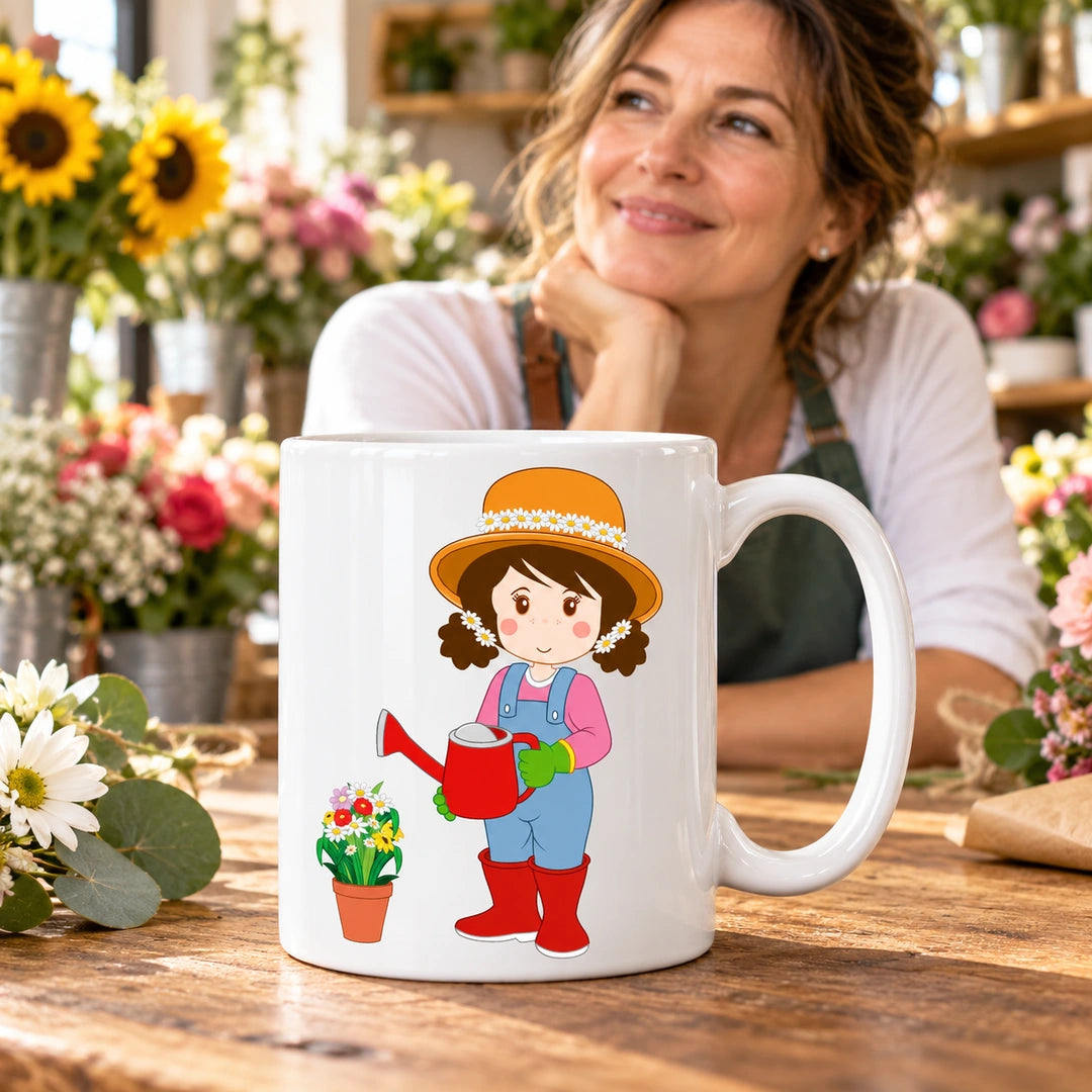 Caneca de Cerâmica Florista — lifestyle | Cucawik