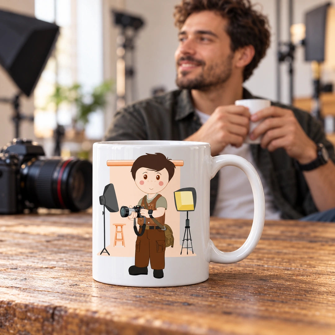 Caneca de Cerâmica Fotógrafo — lifestyle | Cucawik