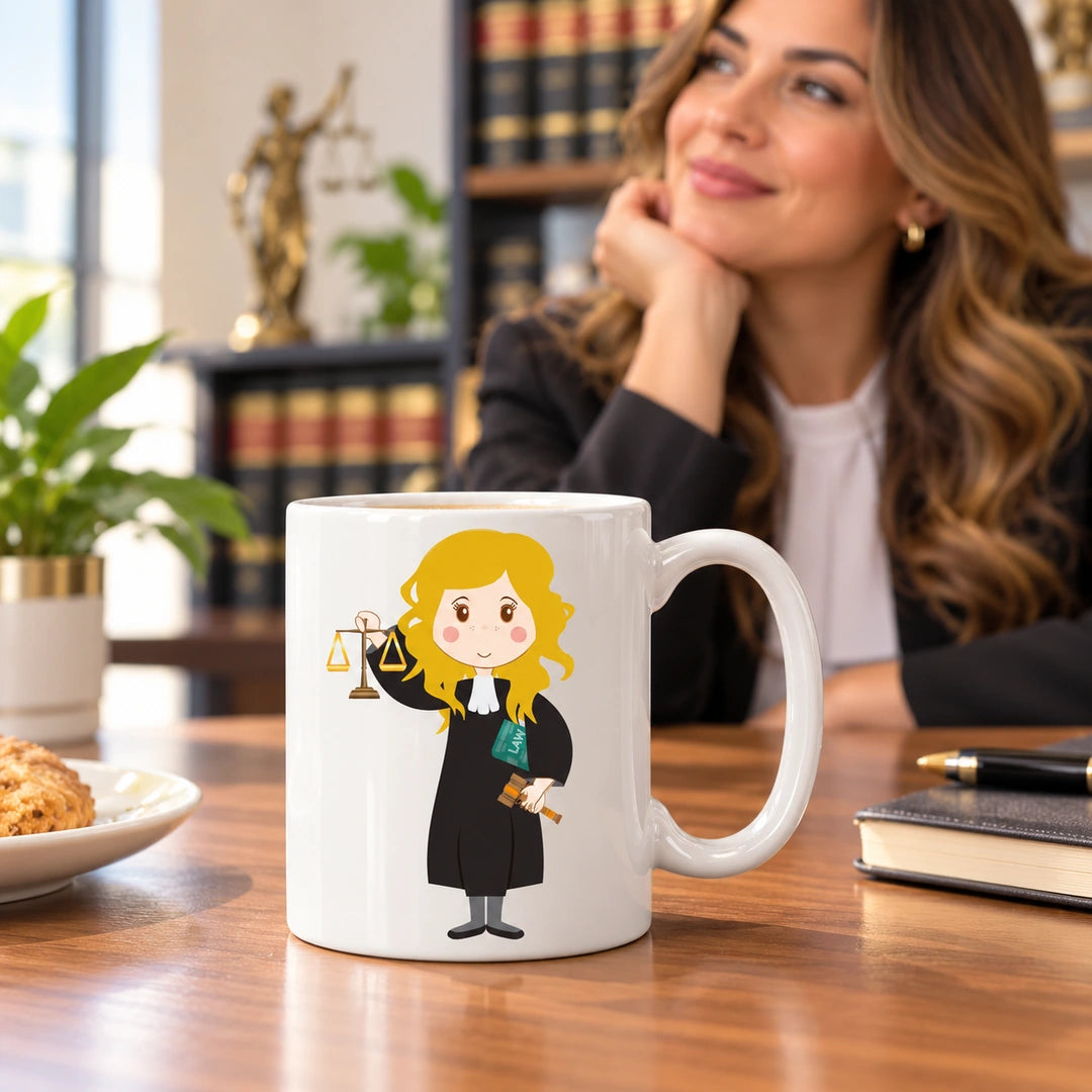 Caneca de Cerâmica Juíza — lifestyle | Cucawik