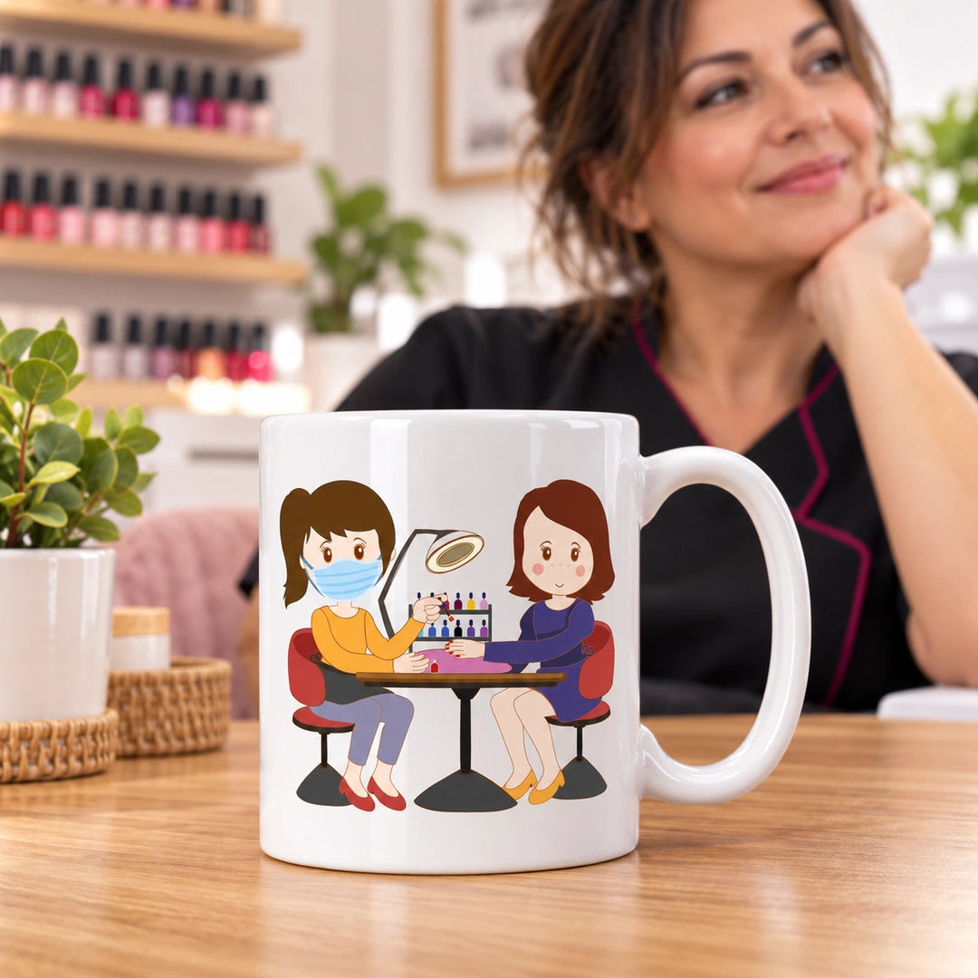 Caneca de Cerâmica Manicure — lifestyle | Cucawik