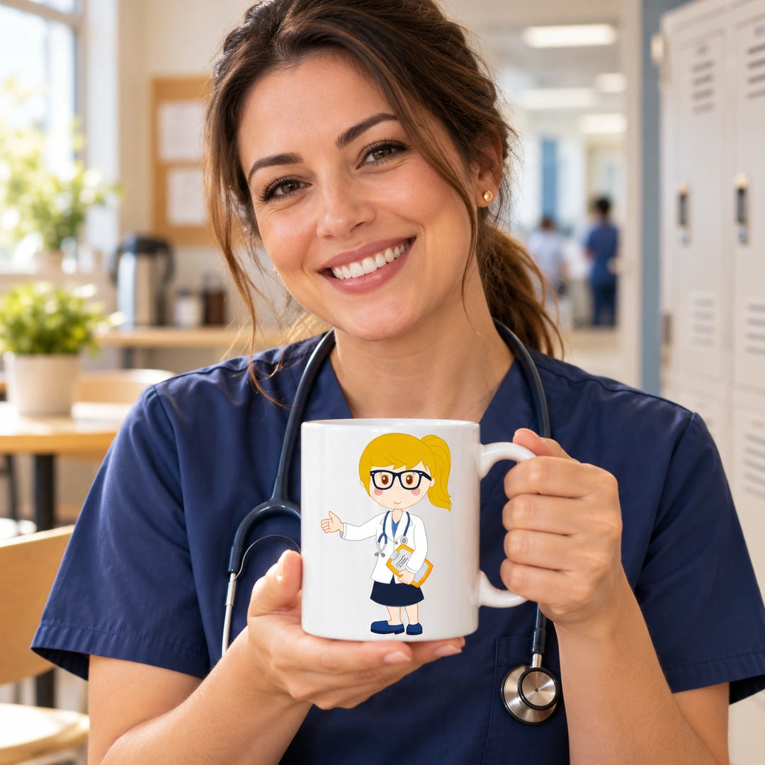 Caneca de Cerâmica Médica em utilização | Cucawik