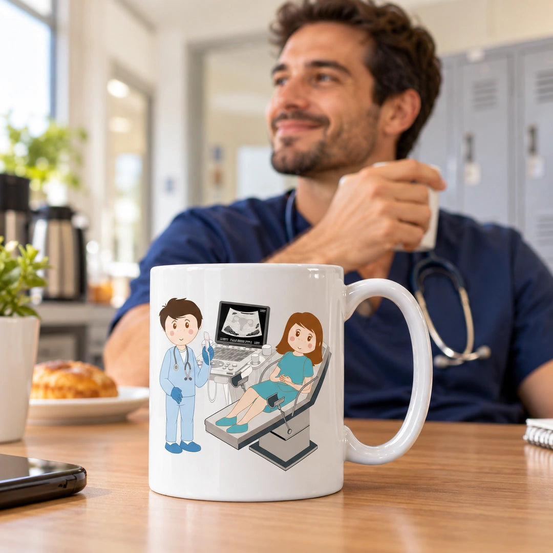 Caneca de Cerâmica Médico Ginecologista — lifestyle | Cucawik