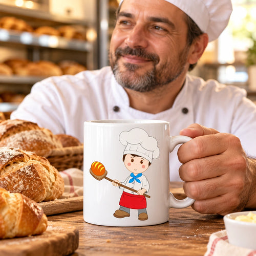 Caneca de Cerâmica Padeiro — lifestyle | Cucawik
