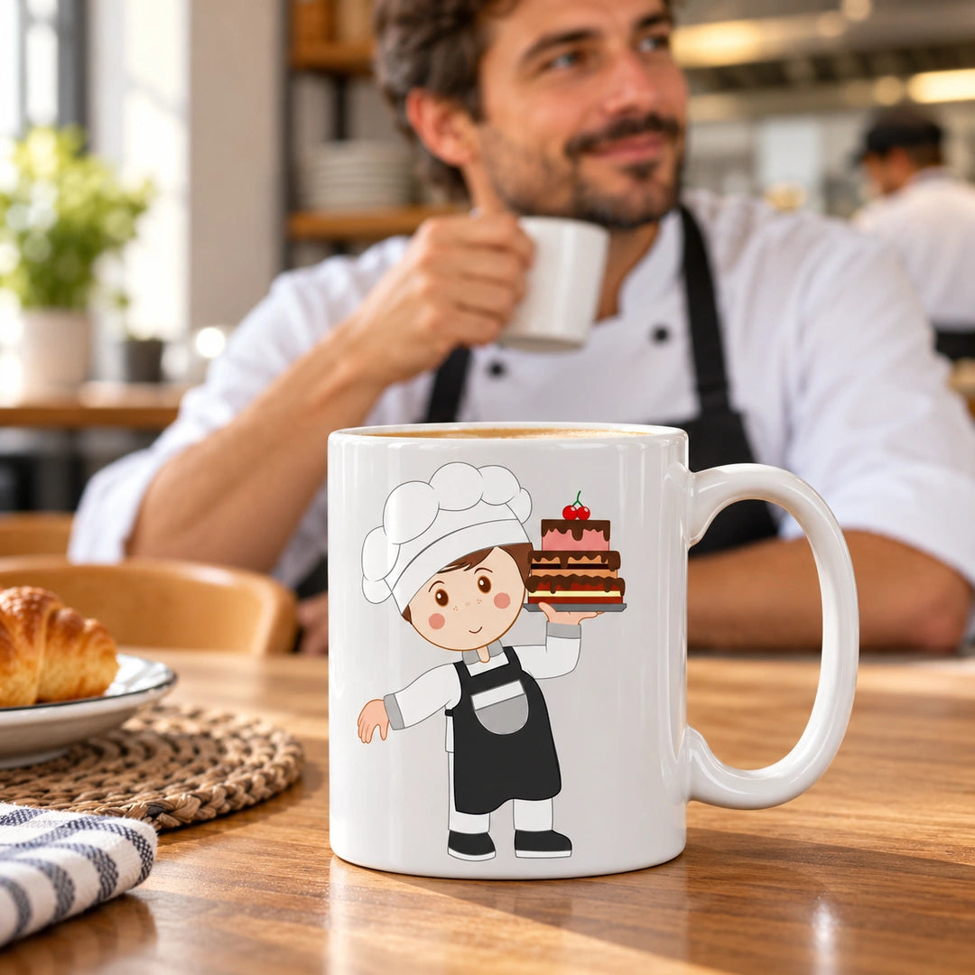 Caneca de Cerâmica Pasteleiro — lifestyle | Cucawik