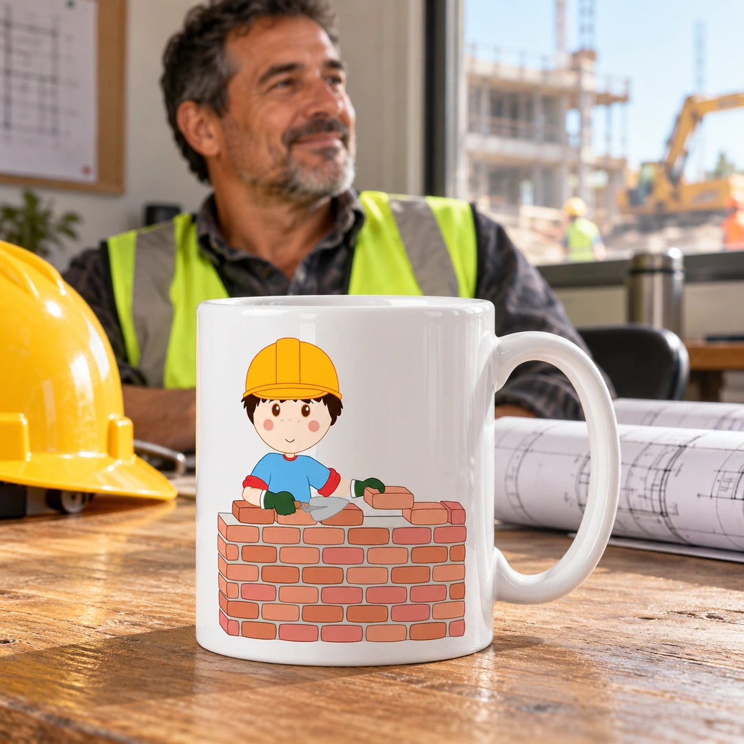 Caneca de Cerâmica Pedreiro — lifestyle | Cucawik