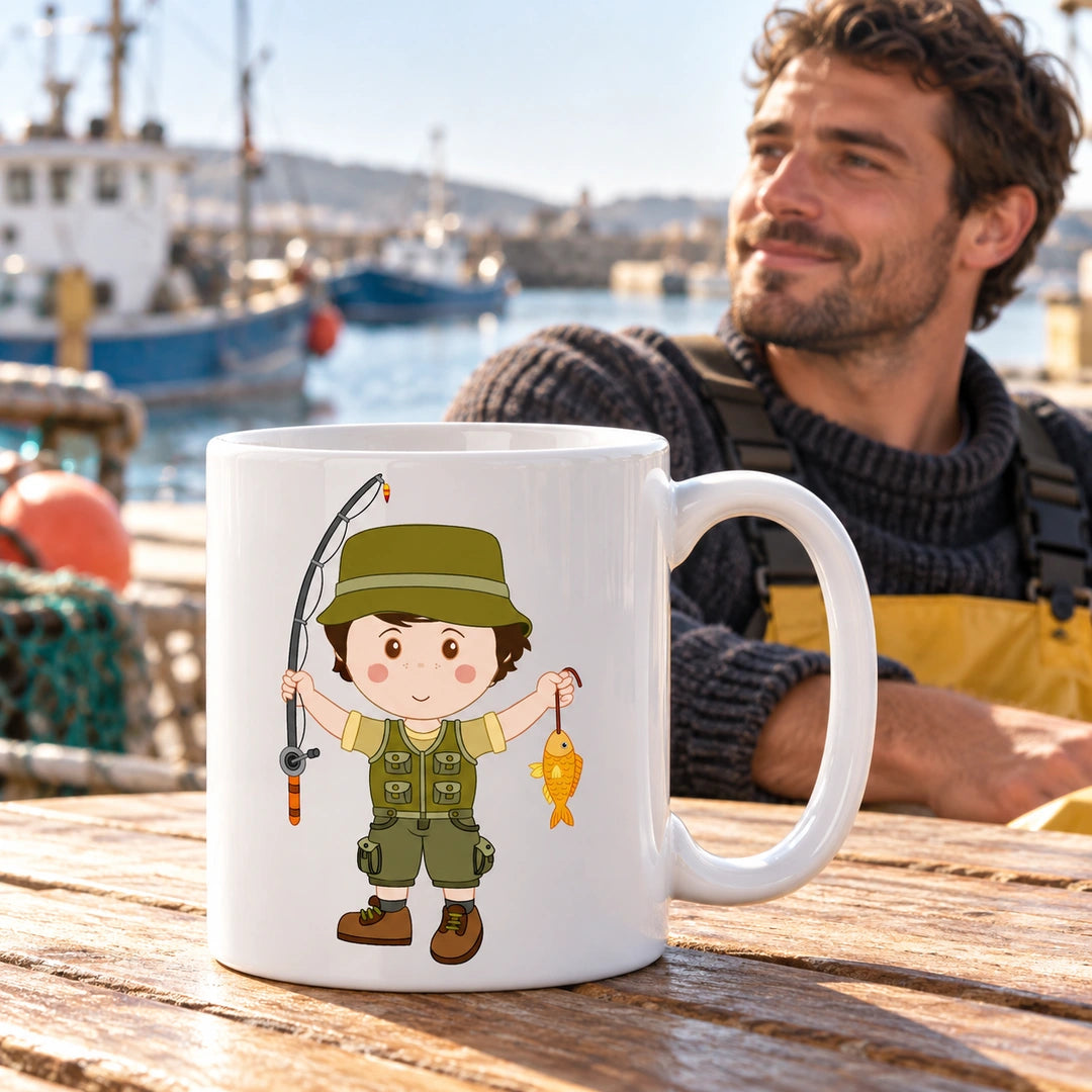 Caneca de Cerâmica Pescador — lifestyle | Cucawik