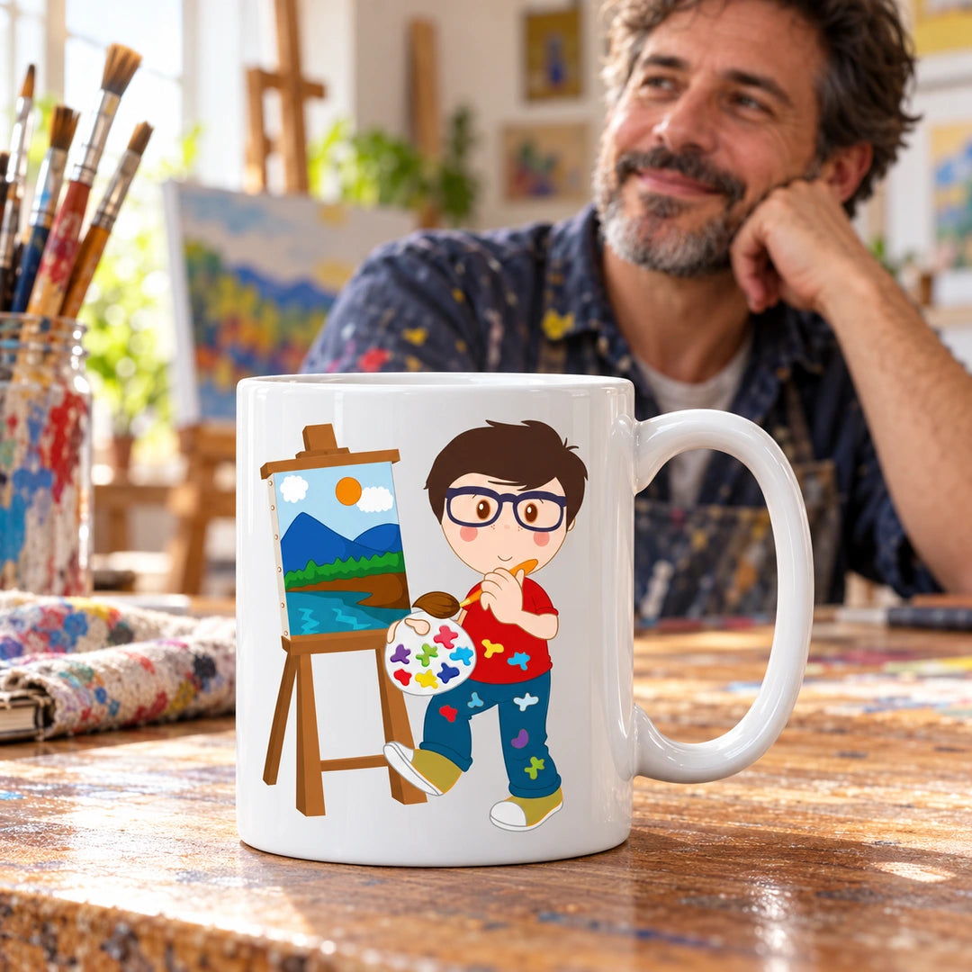 Caneca de Cerâmica Pintor Artista Plástico — lifestyle | Cucawik