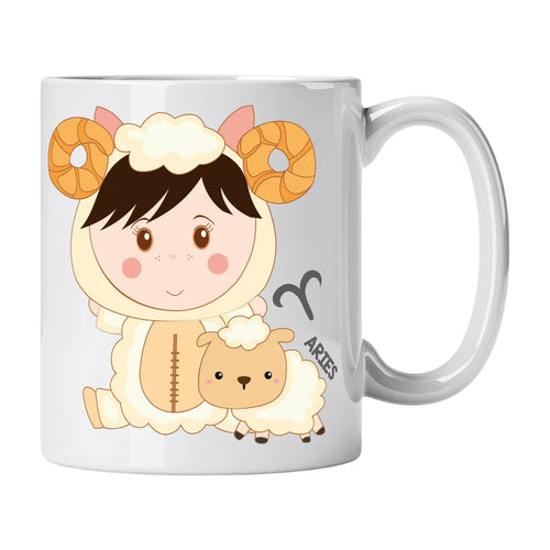 Caneca Signo Carneiro Cucawik - Cucawik