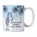 Caneca com Frase "Tudo na Vida é uma Questão de Perspectiva" Cucawik - Cucawik