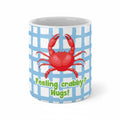 Copo com Frase "Feeling Crabby? Hugs!" Cucawik - Cucawik