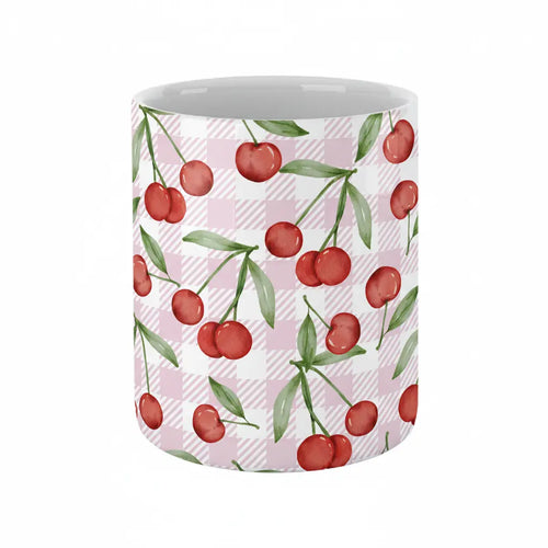 Copo com Padrão de Cerejas do Fundão Cucawik - Cucawik