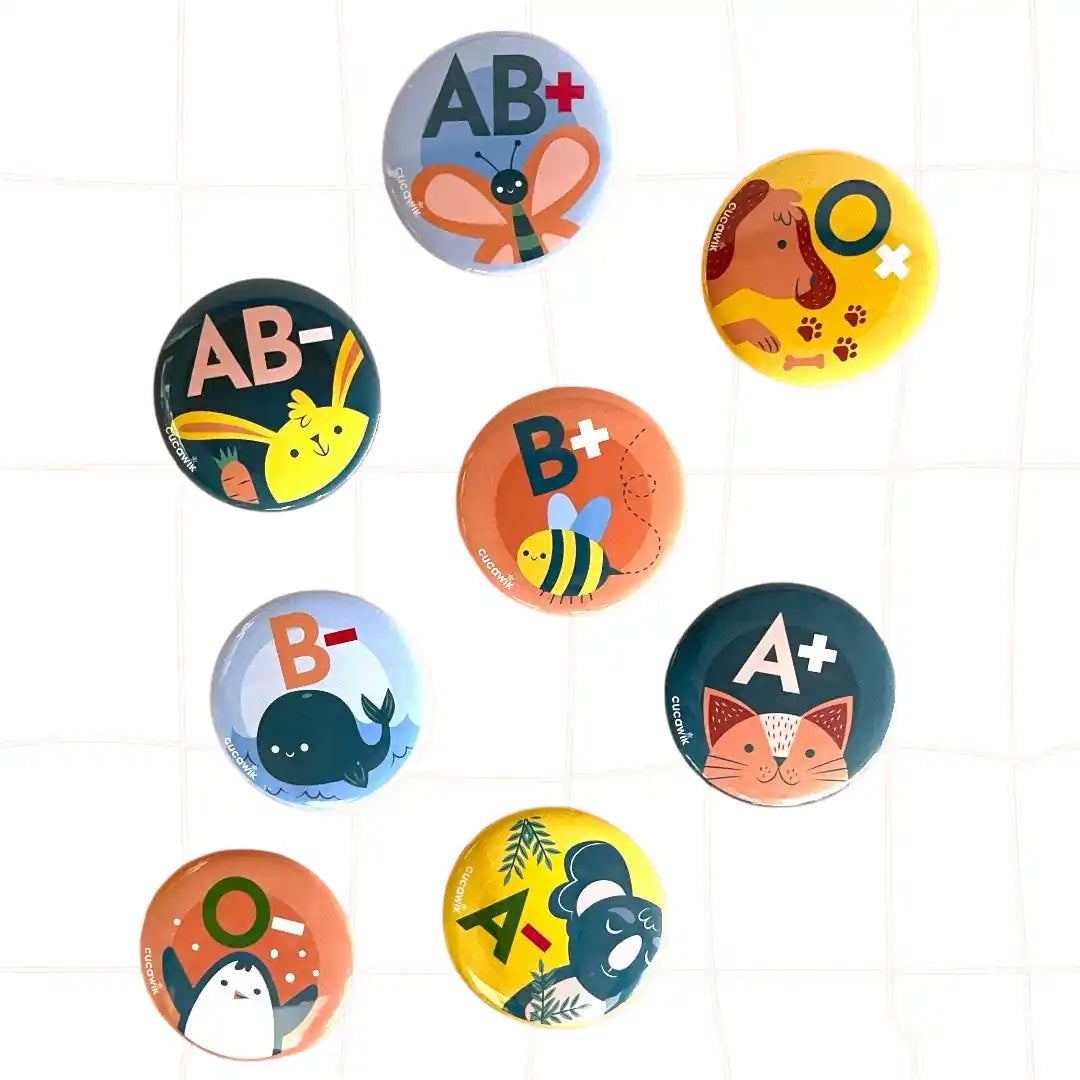 CRACHÁ GRUPO SANGUÍNEO - Cucawik