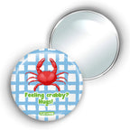 Espelho de bolso Redondo Miro "Feeling Crabby? Hugs!"