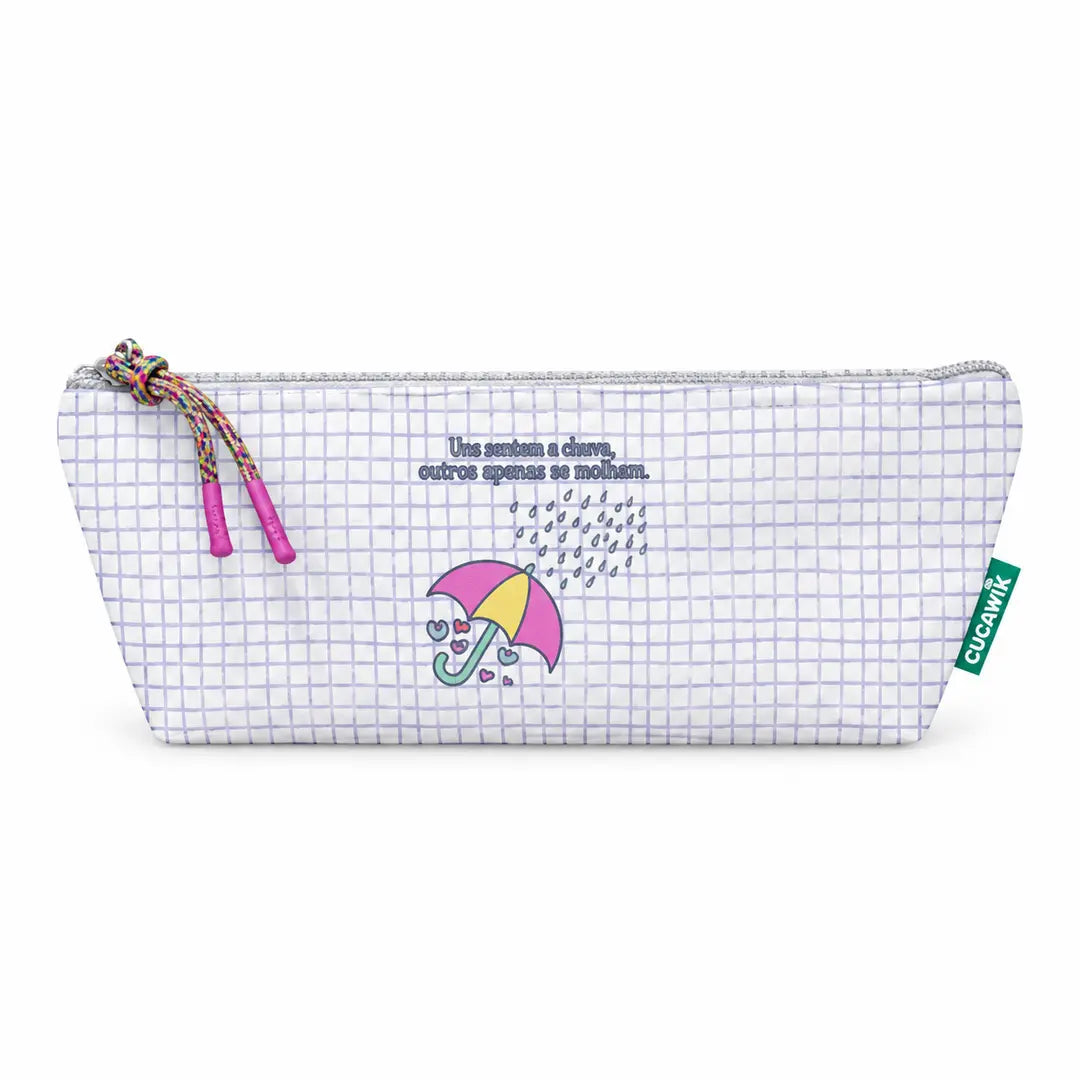 Necessaire Estojo Harley "Uns Sentem a Chuva, Outros Apenas se Molham"