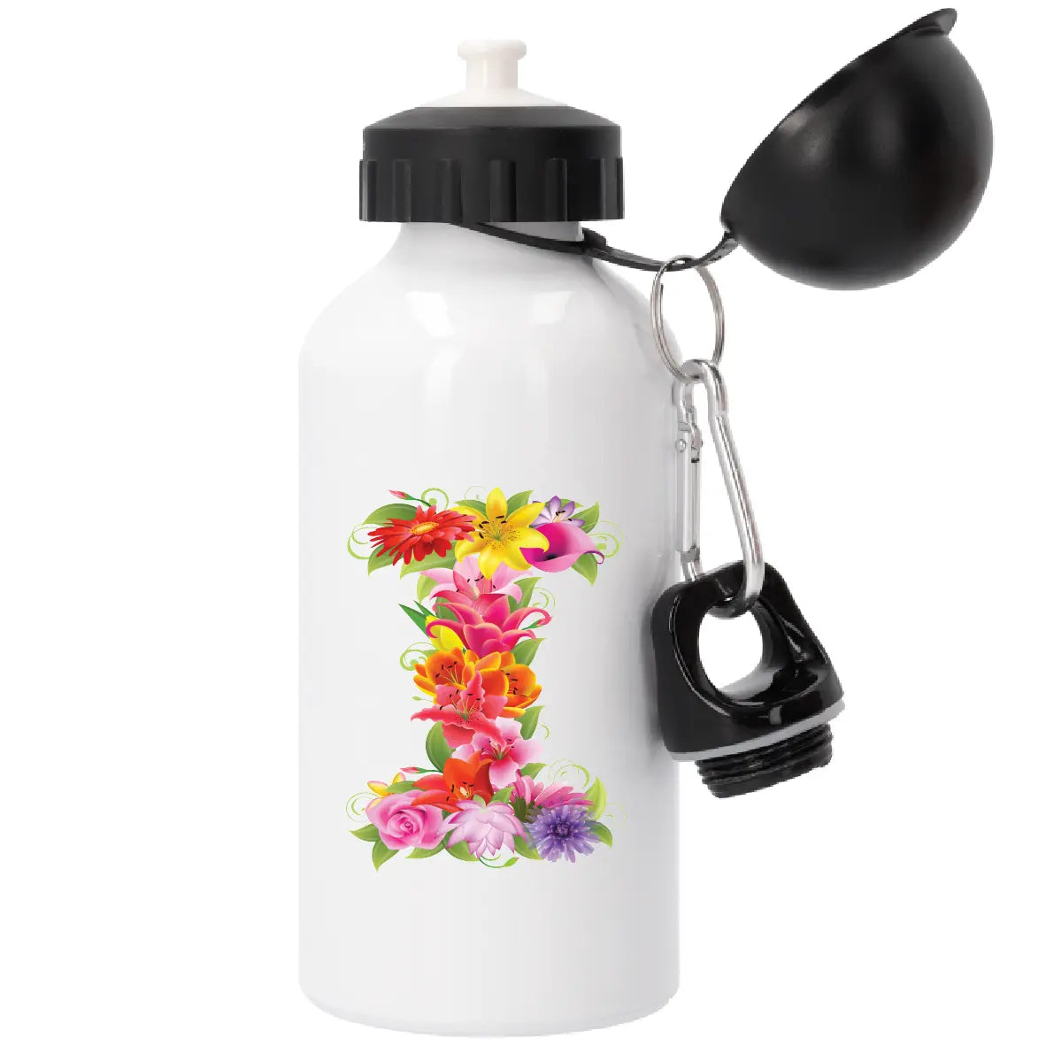 Garrafa com Letra de Flores I Cucawik - Cucawik