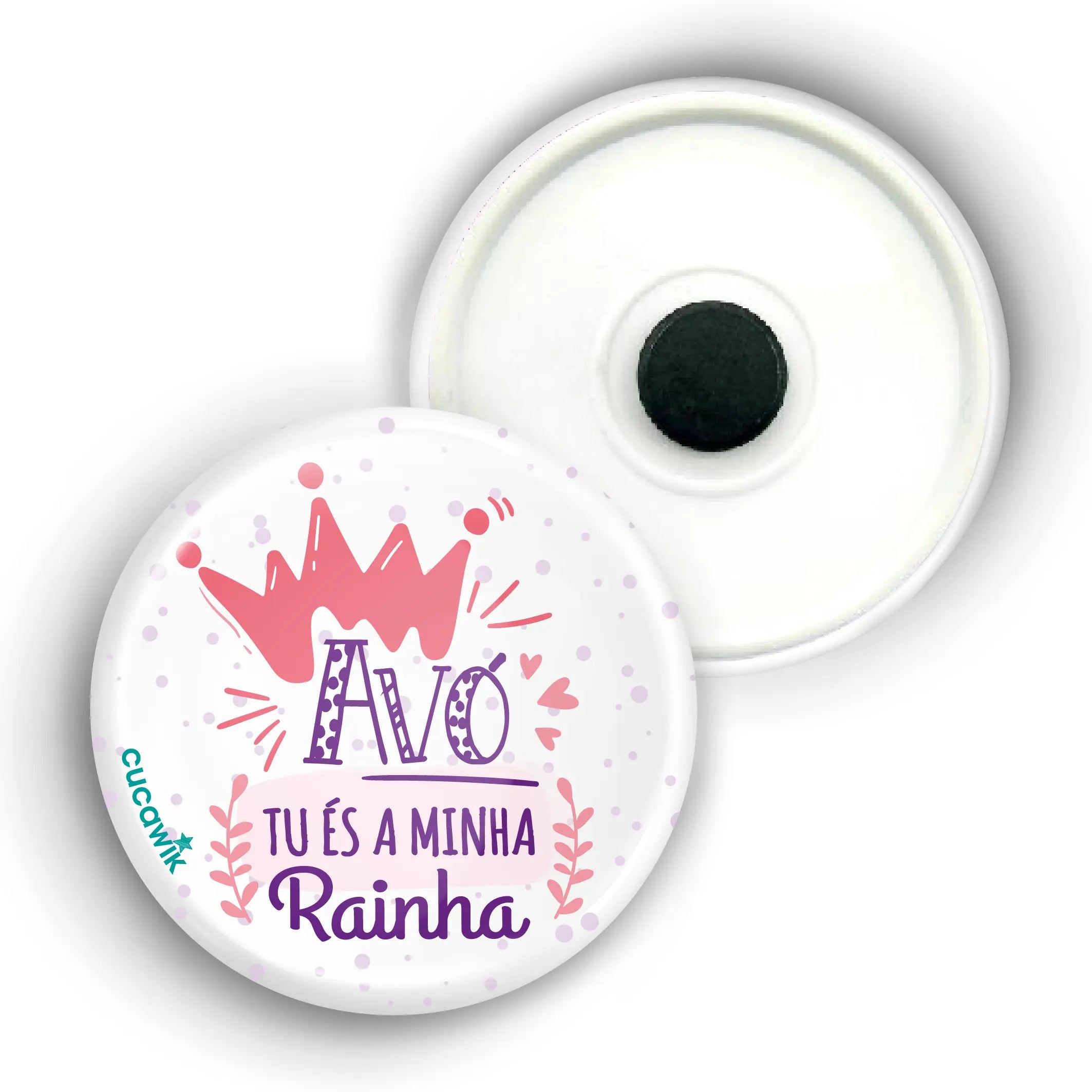 Íman com Frase «AVÓ RAINHA» Cucawik