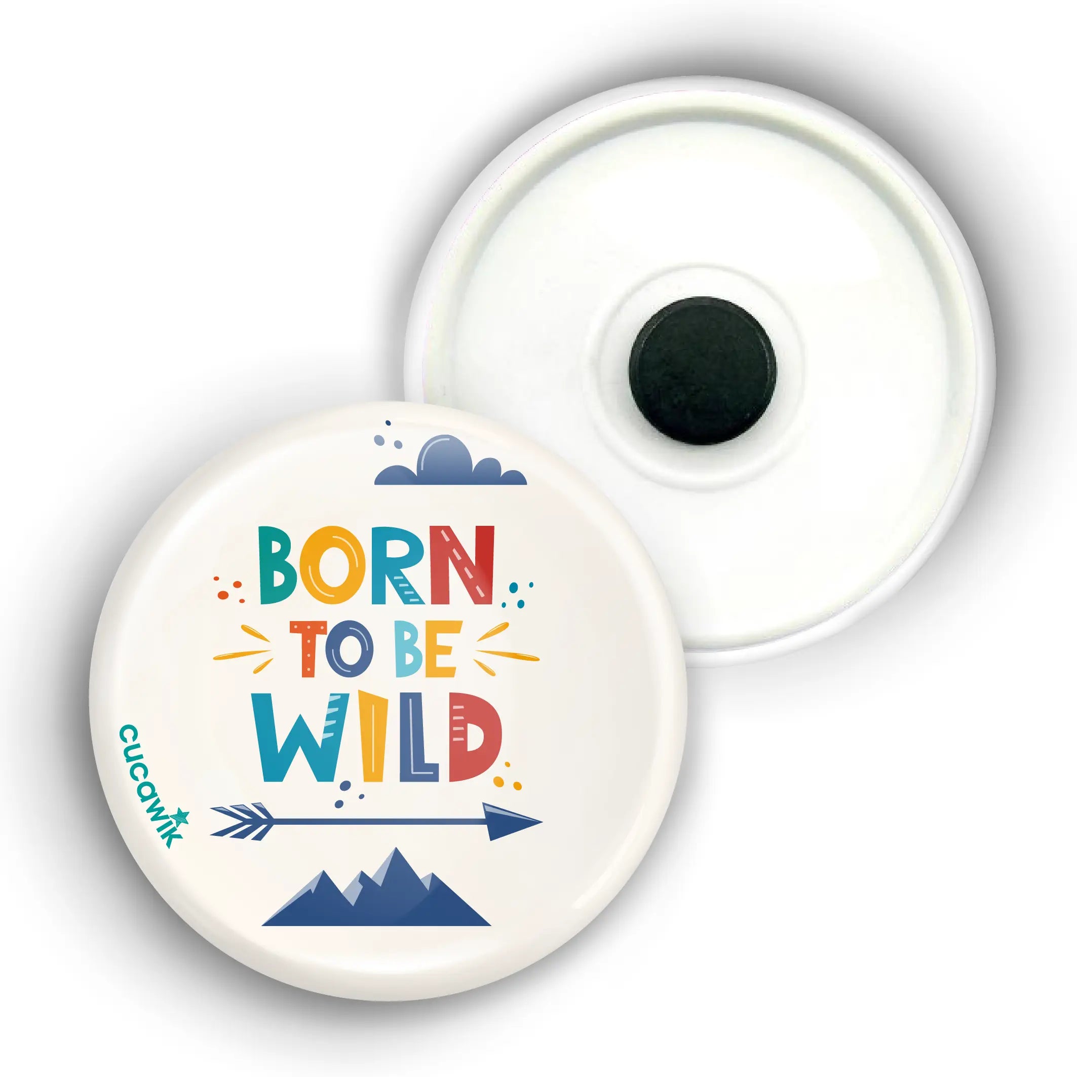 Íman com Frase «BORN TO BE WILD» Cucawik