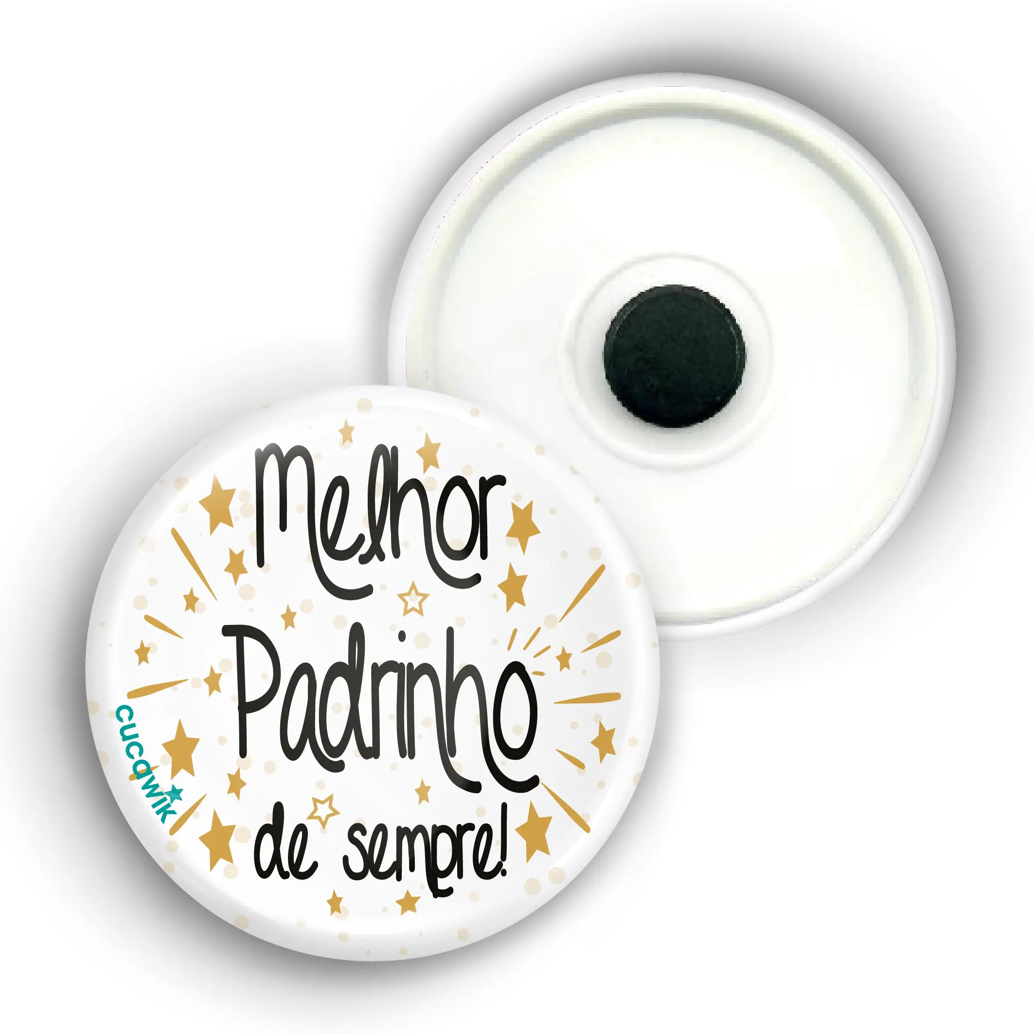 Íman com Frase «MELHOR PADRINHO» Cucawik