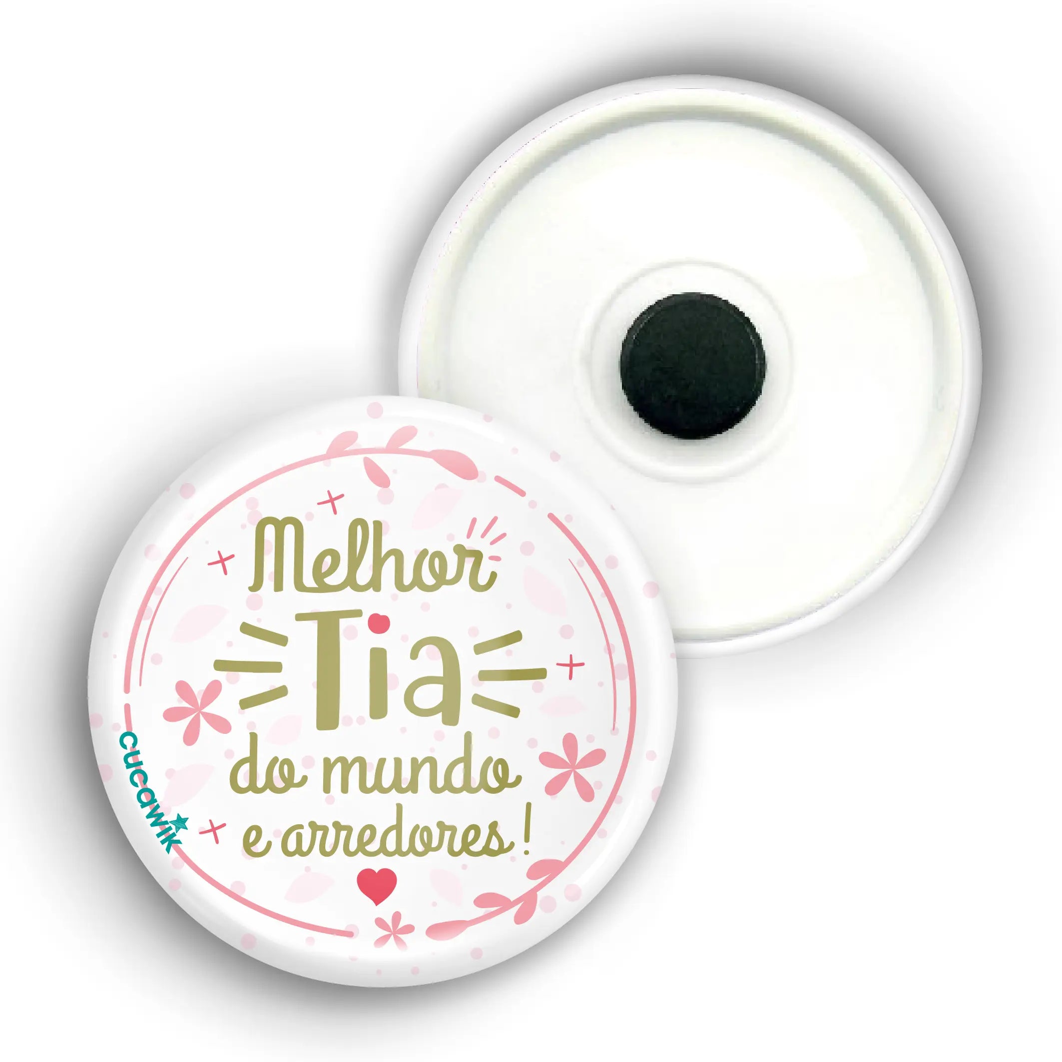 Íman com Frase «MELHOR TIA» Cucawik