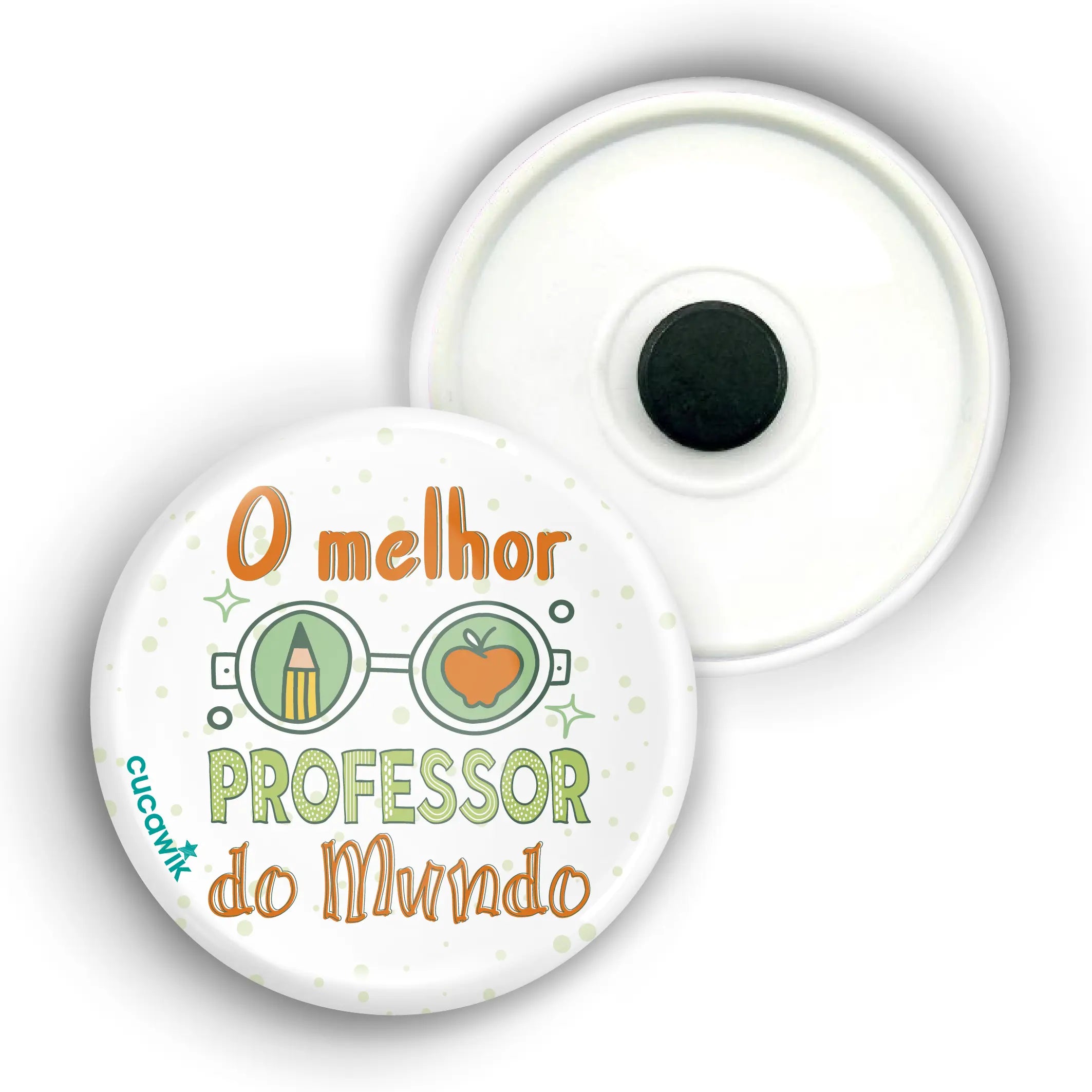 Íman com Frase «O MELHOR PROFESSOR DO MUNDO» Cucawik