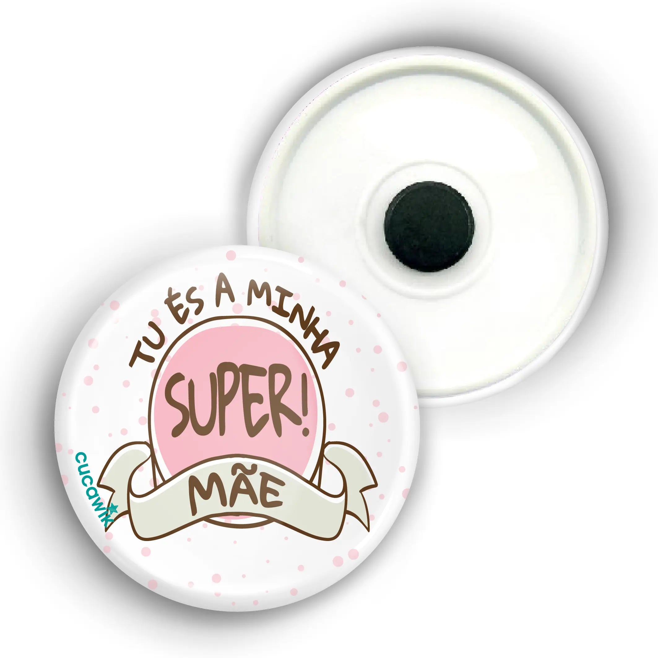 Íman com Frase «SUPER MÃE» Cucawik