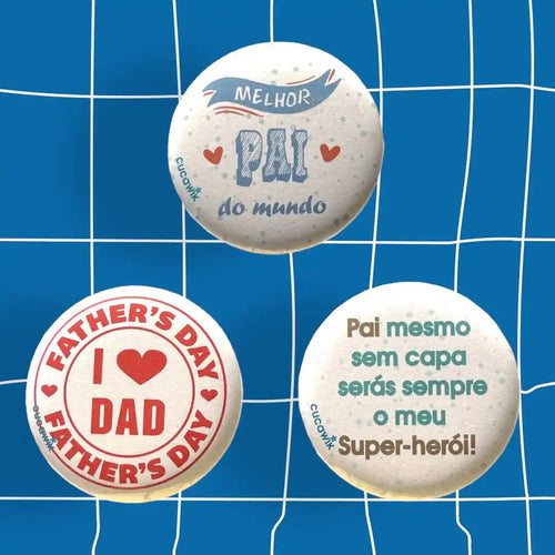 Íman com Frase «PAI SUPER-HERÓI!» Cucawik - Cucawik