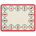 Individual de Mesa Retangular Quebra Nozes Estrelas | Cucawik