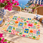 Individual de Mesa Retangular Patchwork Verão Dolce Vita — lifestyle