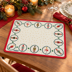 Individual de Mesa Retangular Quebra Nozes Estrelas — lifestyle