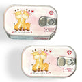 Lata de Sardinhas de Chocolate de Namorados com Girafas "All You Need Is Love" | Cucawik