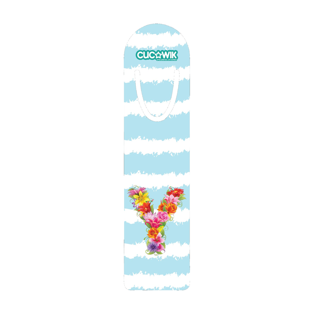 MARCADORES DE LIVROS LETRAS FLORES