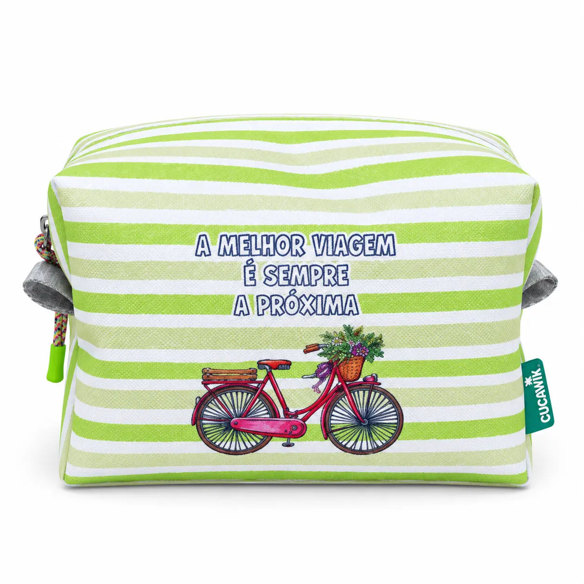 Necessaire Grande Impermeável Eden "A Melhor Viagem É Sempre A Próxima"