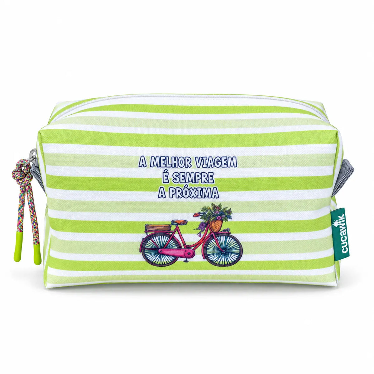 Necessaire Médio Impermeável Eden "A Melhor Viagem É Sempre A Próxima"