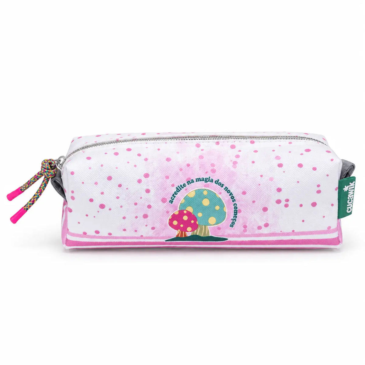 Necessaire Pequeno Impermeável Eden "Acredita na Magia dos Novos Começos"