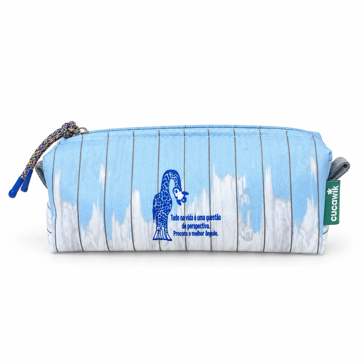 Necessaire Pequeno Impermeável Eden "Tudo na Vida é uma Questão de Perspectiva, Procura o Melhor Ângulo"