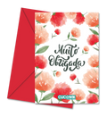 Postal de Agradecimento "Muito Obrigada" | Cucawik