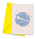 Postal com Mensagem Inspiradora "Flower Power" | Cucawik