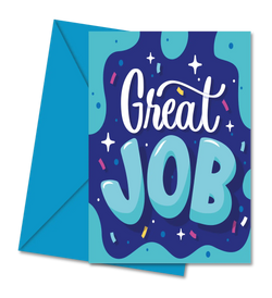 Postal com Frase "Great Job" | Cucawik