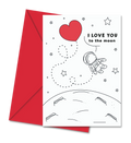 Postal de Namorados com Urso e Balão de Coração "You´re My Favorite Person" | Cucawik