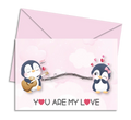 Postal de Namorados com Ursos na Bicicleta "You are My Sweetie" | Cucawik