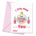 Postal Raspadinha “You’re My World” Cucawik