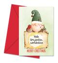 Postal Raspadinha de Natal Personalizável "Vale um Jantar Romântico" | Cucawik