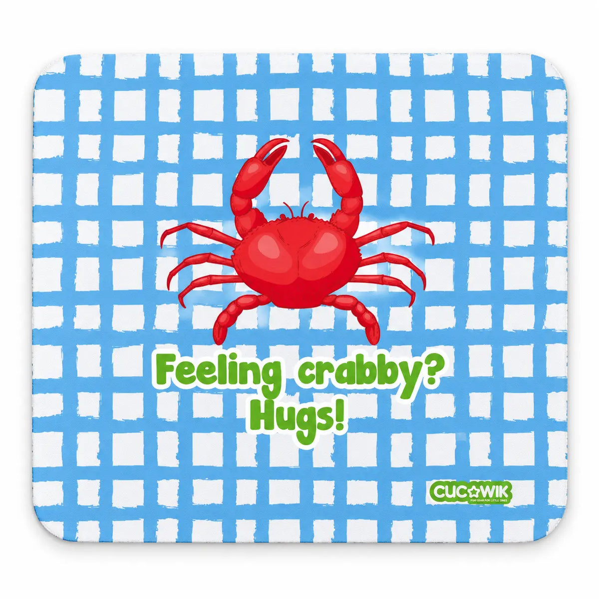 Tapete de Rato Remy com Frase "Feeling Crabby? Hugs!"