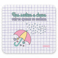 Tapete de Rato Remy com Frase "Uns Sentem a Chuva, Outros Apenas se Molham"