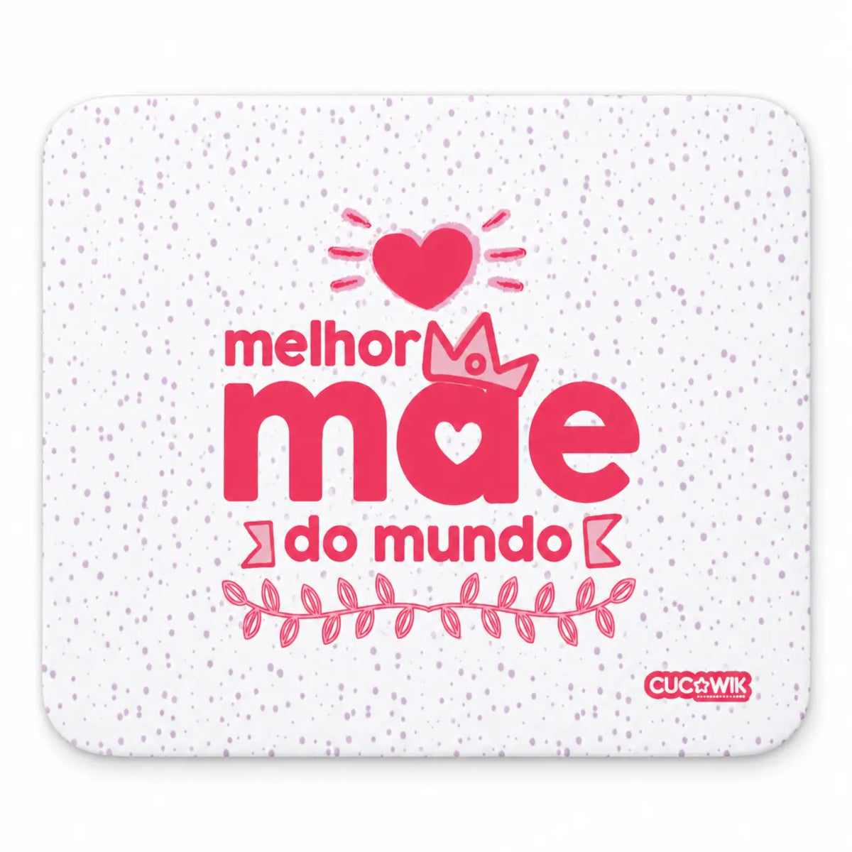 Tapete de Rato Remy com Frase "Melhor Mãe do Mundo"