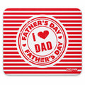 Tapete de Rato Remy com Frase "I Love Dad - Father's Day"